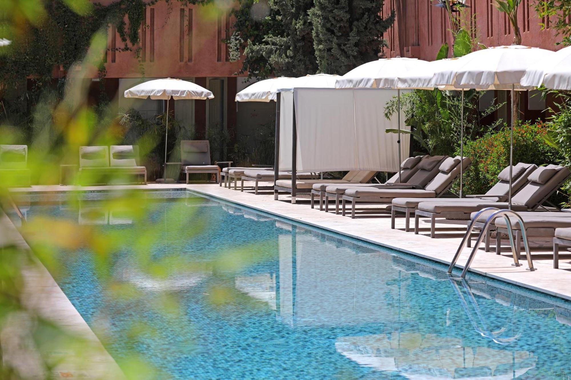 Kenzi Club Agdal Medina Hotel Lahebichate Ngoại thất bức ảnh The swimming pool at the hotel