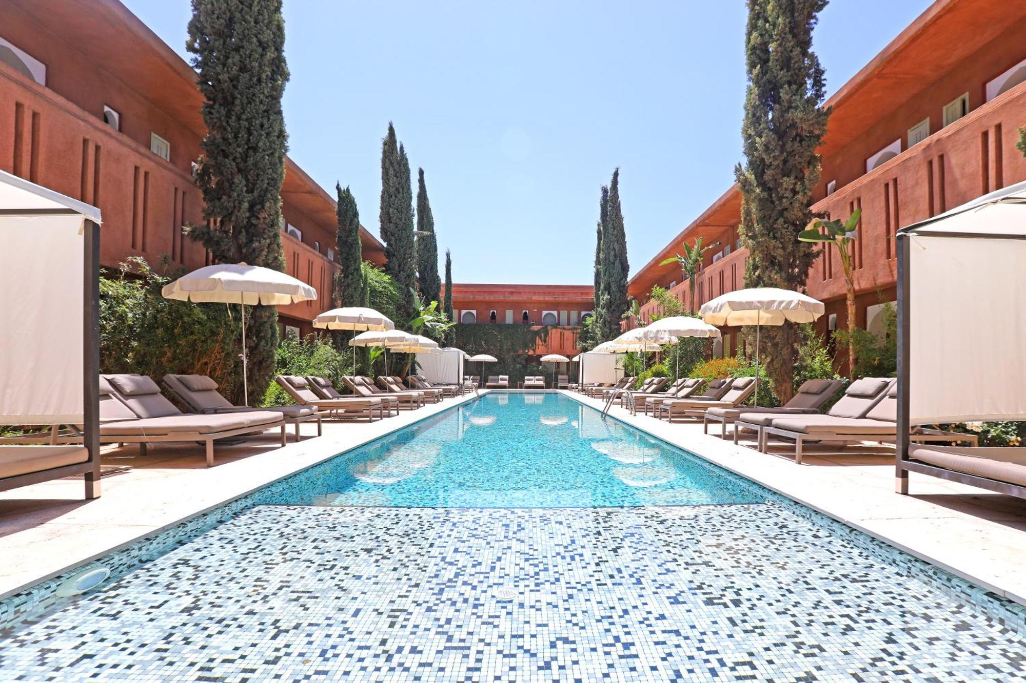 Kenzi Club Agdal Medina Hotel Lahebichate Ngoại thất bức ảnh The swimming pool at the hotel