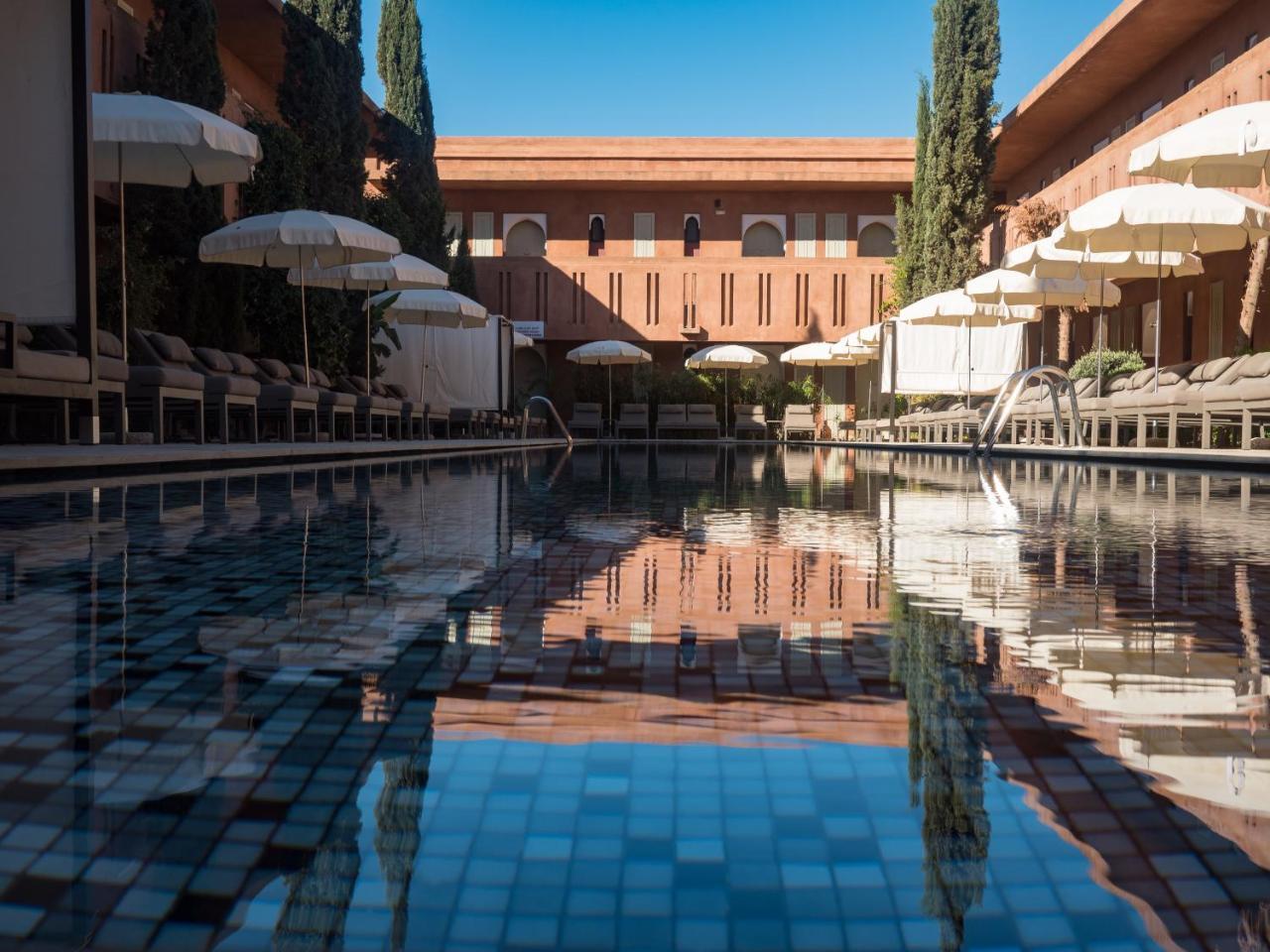 Kenzi Club Agdal Medina Hotel Lahebichate Ngoại thất bức ảnh The pool at the Hotel Amanjena